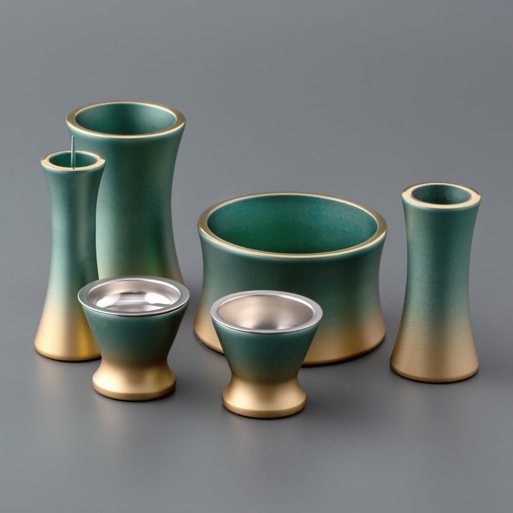 浪華　錫半造　本錫手造り　急須　茶壷　茶托五客など　五点一式　共箱　UR7848 浪華 錫半造 本錫手造り 急須 茶壷 茶托五客など 五